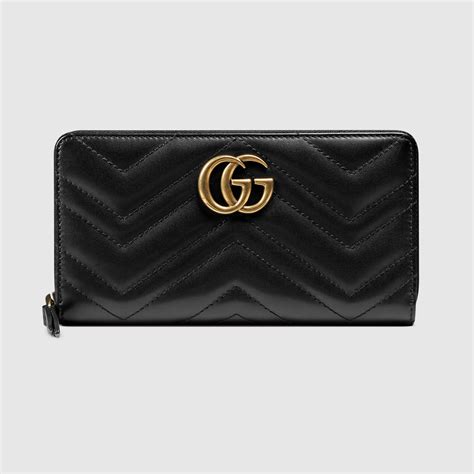 gucci gg zip around wallet|long zipper wallet woman.